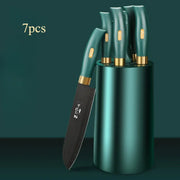 Professional 7-Piece Stainless Steel Kitchen Knife Set