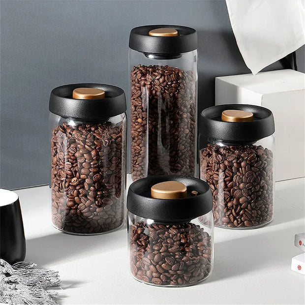Vacuum Sealed Glass Storage Jar
