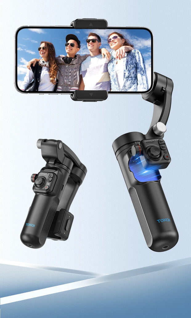 Handheld 3-Axis Gimbal Stabilizer for Smartphones
