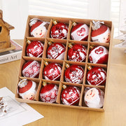 16pcs 6 cm Christmas Ball Ornaments