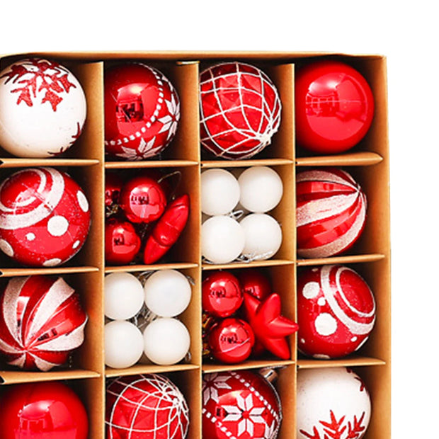 42 Pcs 6 cm Christmas Ball Ornaments
