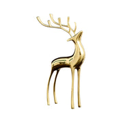Brass Deer Statue Light Luxury Home Décor