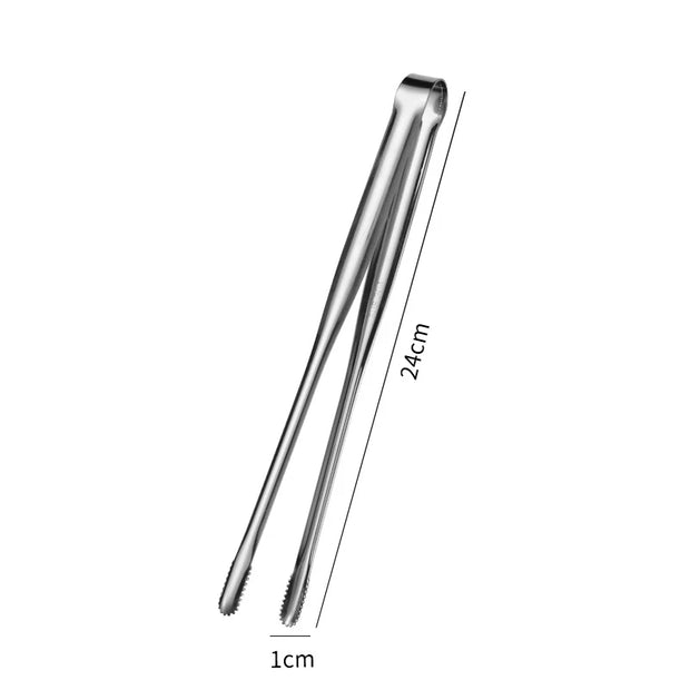 Stainless Steel Kitchen BBQ Food Tongs Set