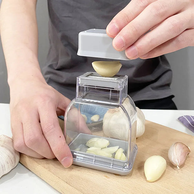 Manual Garlic Press Grinder Cutter Kitchen Tool