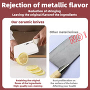 Premium Ceramic Kitchen Knife – 17.5cm Blade with Ergonomic Handle