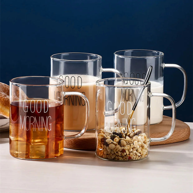 Nordic Heat-Resistant Glass Milk Coffee Office Cup