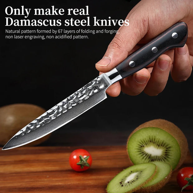 Damascus Steel 5-Inch Utility Knife