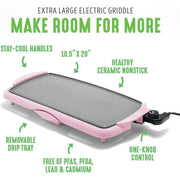Large 20" Electric Griddle