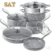 22-Piece Nonstick Stone Cookware Set