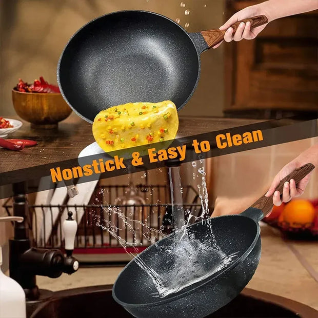 32CM Non-Stick Wok – Universal Frying Pan