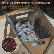 Portable Windproof Collapsible Camping BBQ Stove