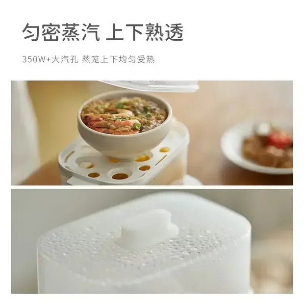 Multifunctional Mini Double Egg Boiler Cooker
