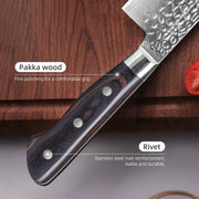 Damascus Steel 5-Inch Utility Knife