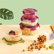 Microwave-Safe Transparent Food Storage Lunch Box