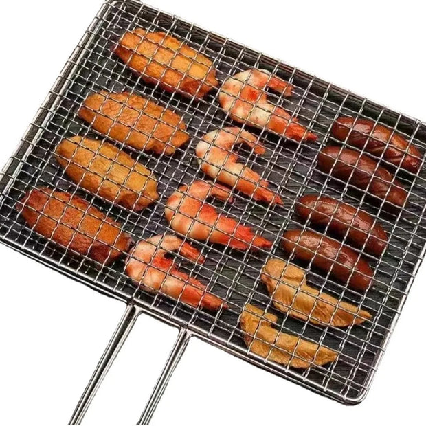 Stainless Steel BBQ Mesh with Handle