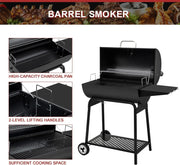 30-Inch Barrel Charcoal Grill