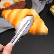 Stainless Steel BBQ Food Tongs – Heat-Resistant, Non-Stick