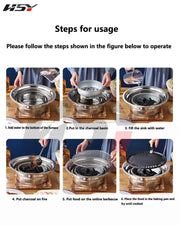 Korean BBQ Charcoal Grill
