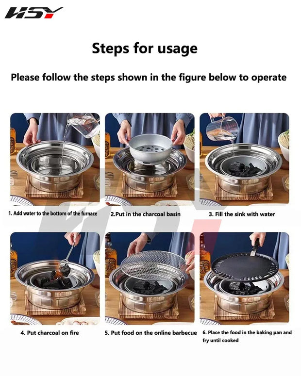 Korean BBQ Charcoal Grill