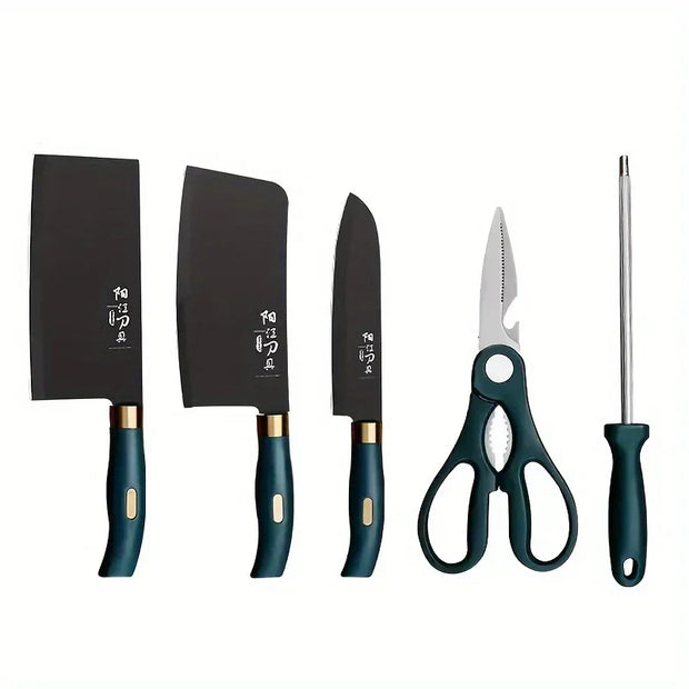 Professional 7-Piece Stainless Steel Kitchen Knife Set