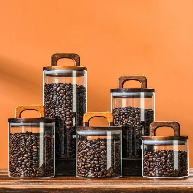 Korean Style Glass Sealed Storage Jar