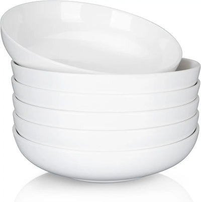 6-Pack Ceramic Pasta & Soup Bowls