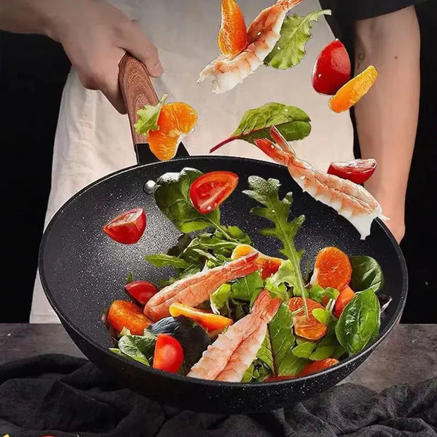 32CM Non-Stick Wok – Universal Frying Pan