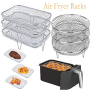 3-Piece Stackable Air Fryer Rack Set