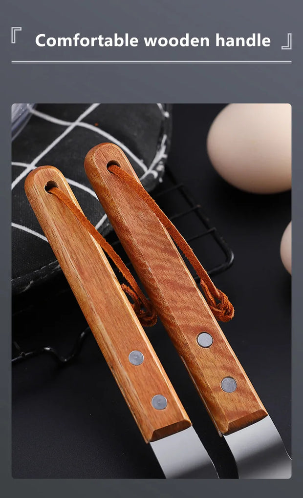 Stainless Steel Wood Handle Cooking Spatula Shovel
