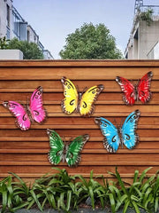 5pcs Metal Butterfly Wall Decor