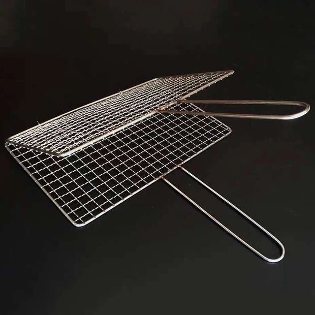 Stainless Steel BBQ Mesh with Handle