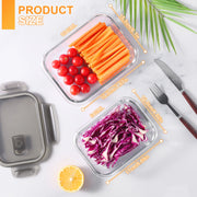 Glass Container with Lid