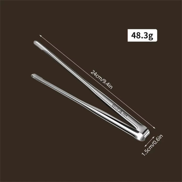 304 Stainless Steel BBQ Grill Tongs Clip
