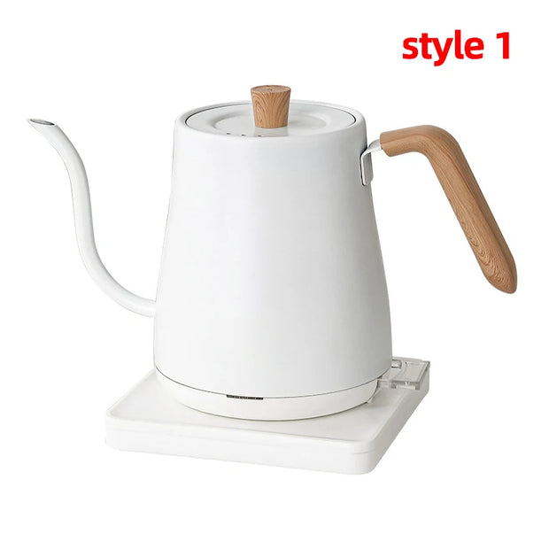 800ml Gooseneck Electric Kettle 1000W Stainless Steel
