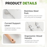Ergonomic Stainless Steel Weeder Tool for Gardening