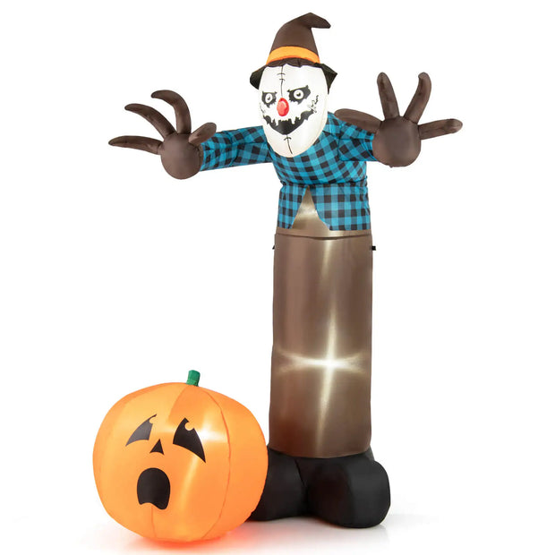 7 FT Halloween Inflatable Haunted Scarecrow