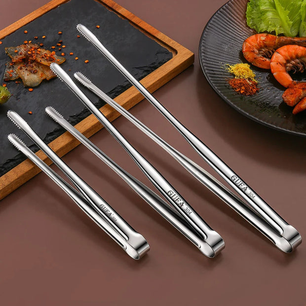304 Stainless Steel Cooking Tweezers – Kitchen & BBQ Tongs
