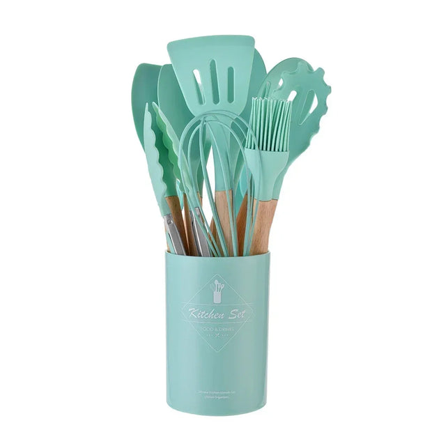 Eco-Friendly Silicone Cooking Tool Set