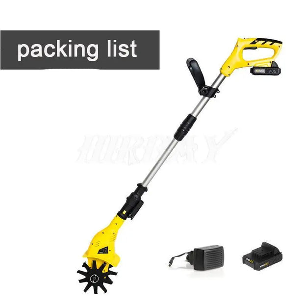 Cordless Electric Tiller/Cultivator – 20V Lithium-Ion Battery