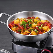 Single-Person Stainless Steel Hotpot with Handles