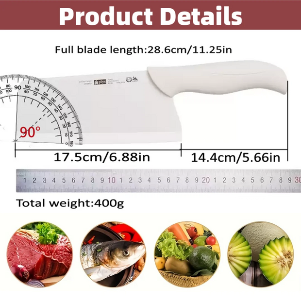 Premium Ceramic Kitchen Knife – 17.5cm Blade with Ergonomic Handle
