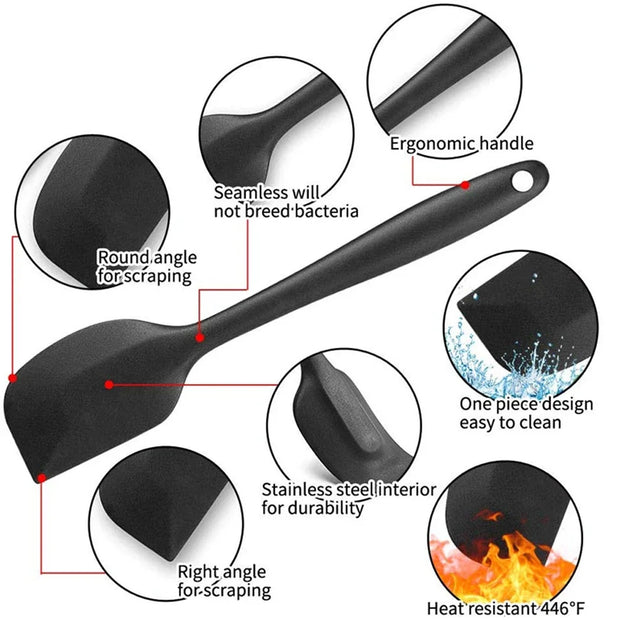 6-Piece Silicone Spatula Set