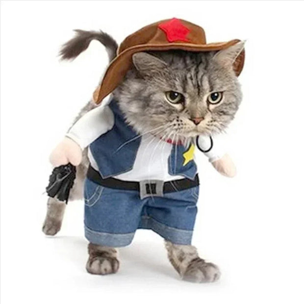 Funny Pet Cowboy Costume