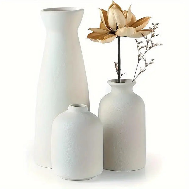 3PCS Bohemian Ceramic Vase Set