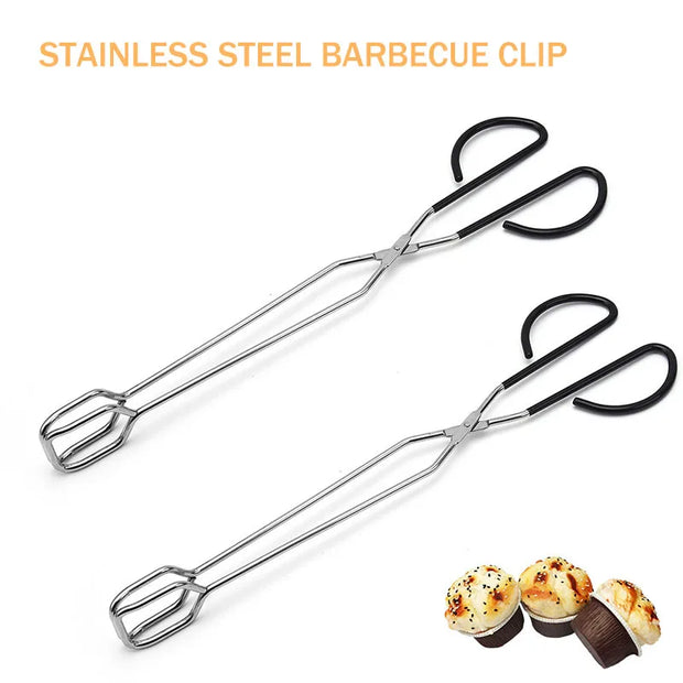 Extra Long Stainless Steel BBQ Tongs