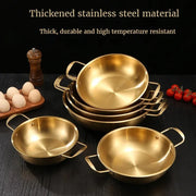 Korean Gold Stainless Steel Single Hot Pot