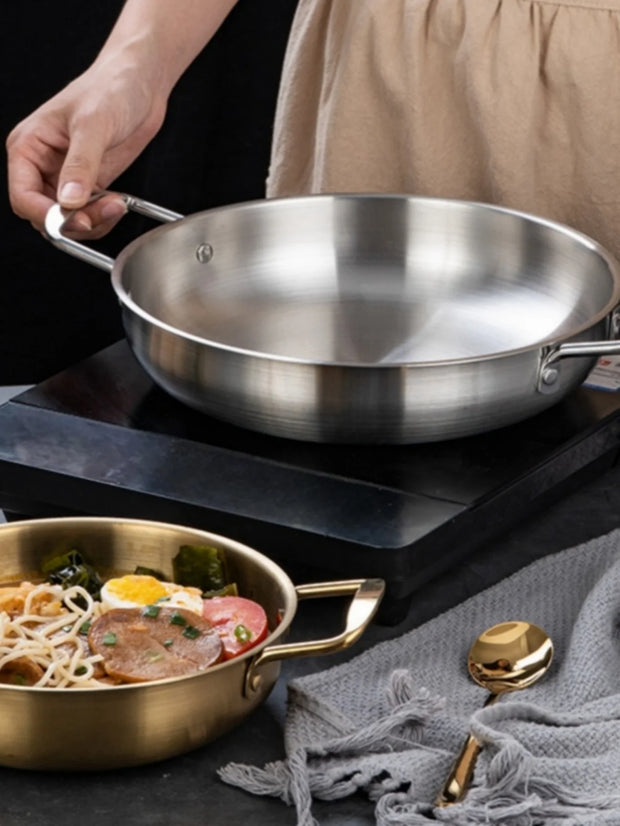 Stainless Steel Saucepan with Handle — Versatile
