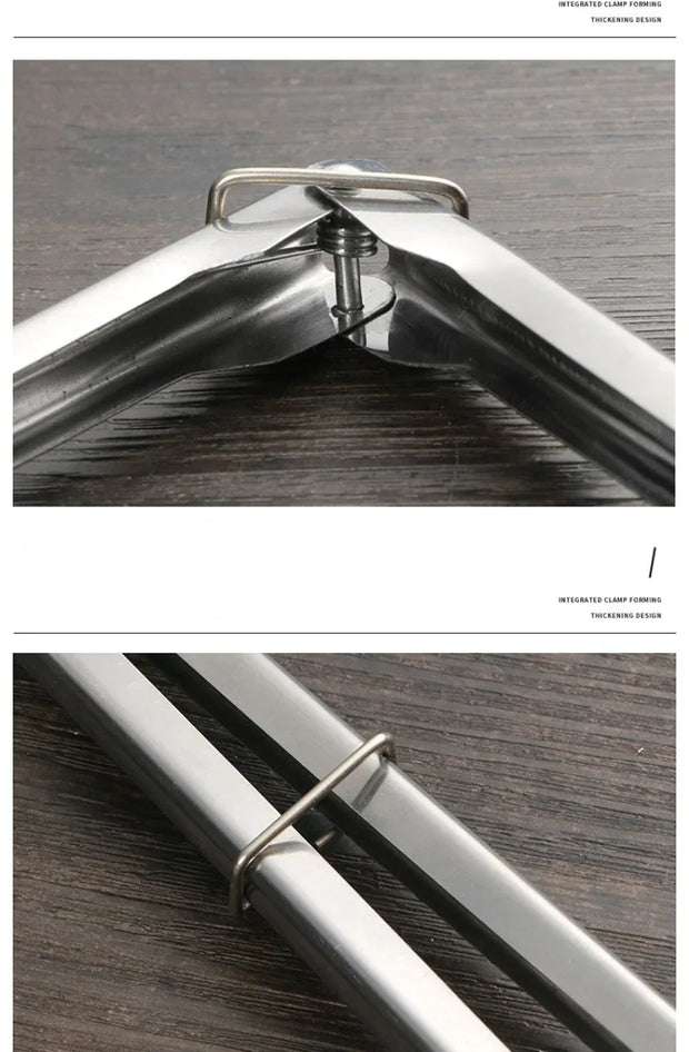 Stainless Steel BBQ Food Tongs – Heat-Resistant, Non-Stick