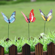 10PCS Colorful Butterfly Garden Yard Flower