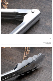 Stainless Steel BBQ Food Tongs – Heat-Resistant, Non-Stick